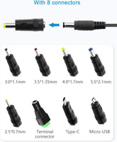 ALITOVE 5V 3A Power Adapter with Multi Tips - Perfect for Raspberry Pi and USB Devices - ALITOVE-Add Vivid Color to Life